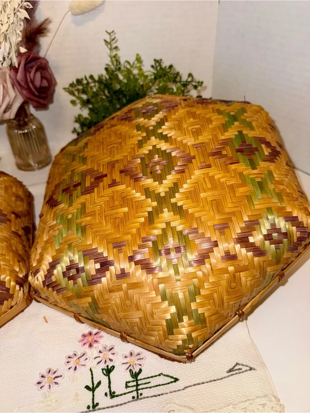 No brand vintage handwoven